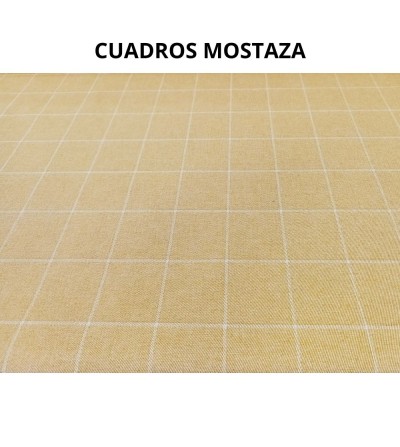 CUADROS MOSTAZA mantel...