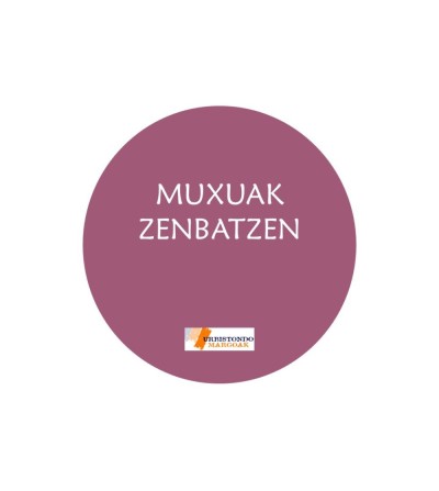 MUXUAK ZENBATZEN chalk
