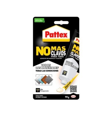 NO MÁS CLAVOS TRANSPARENTE