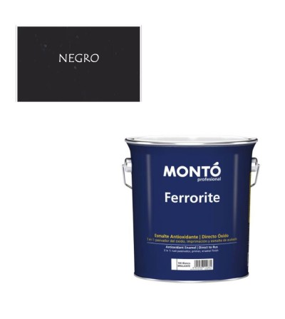 NEGRO SATINADO Ferrorite Liso