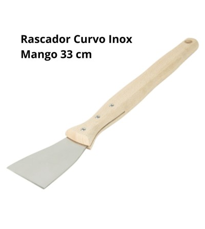 RASCADOR CURVO INOX MANGO 33cm