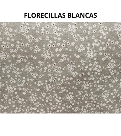 FLORECILLAS BLANCAS mantel...
